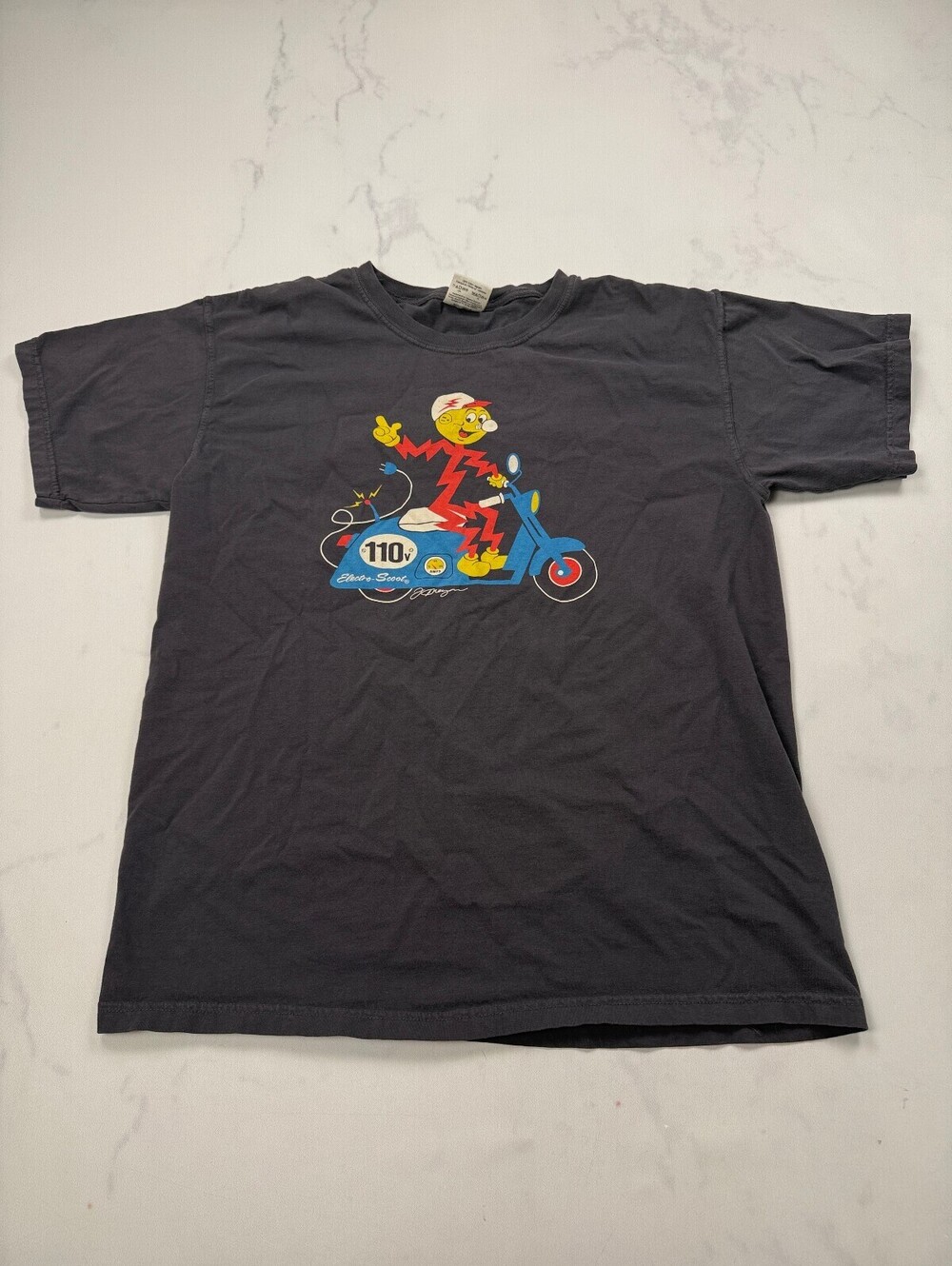 Comfort Colors Graphic Tee Black 90s VTG Streetwear - Mens L